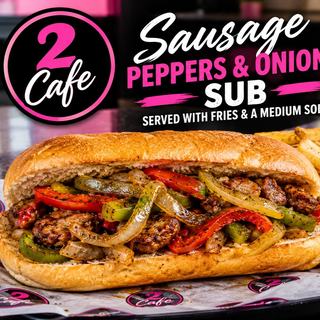Sausage, Peppers & Onions Sandwich